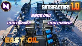 T5 & 6 Unlocked: Fast, Easy, Powerful Build for STARTER OIL | 05 |  Satisfactory 1.0 | Lets Play