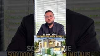 So sieht eine Finanzierung einer 500.000€ Immobilie aus!  #finanzierung #haus #immobilien #bank