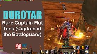 Location of Rare Captain Flat Tusk (Captain of the Battleguard) | Durotar | WOW World of Warcraft