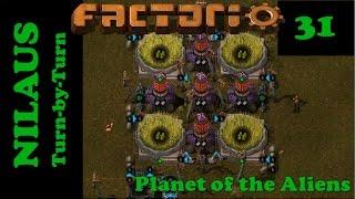 Lets Play Factorio S5E31 - Breeding Omtrinit and farming Substratin