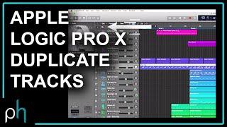 HOW TO DUPLICATE TRACKS - APPLE LOGIC PRO X | NO TALK | Pettinhouse.com