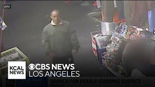 Investigators release video of suspect who they believe killed man in downtown Los Angeles