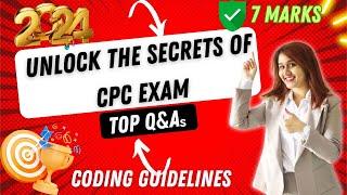 CODING GUIDELINES for CPC EXAM | Medical Coding