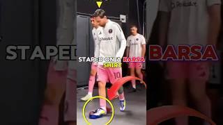 Messi STEPS on Barcelona Jersey?!  Unbelievable Moment!