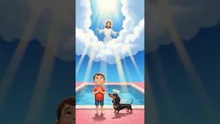 Jesus Sent a Dog to Save Him  #jesus #jesussaves #jesuschrist #jesuslovesyou
