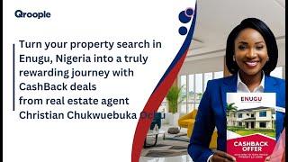 Buy your dream home and receive cashback at closing with Christian Chukwuebuka Ochu in Enugu