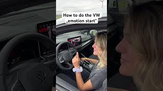 How to do the VW „emotion start“! #shorts | VW Golf GTI Clubsport | jessicarmaniac