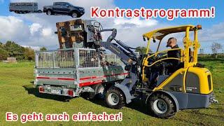 Kontrastprogramm! Es geht auch einfacher! | Holztransport alla Mr.Moto |