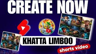 khatta limboo jaisa video kaise banaye in 2 minutes on mobile @KhattaLimboo