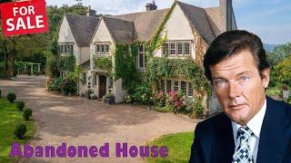 Roger Moore's Abandoned House | 4 Wives, 3 Children, SAD DEATH, Huge Net Worth Left Behind