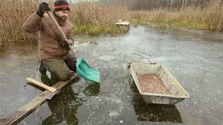 Ловлю живцов, копаю пруд. Древняя керамика в пруду