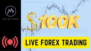 $100k Live Forex Trading - EURUSD MagicFX