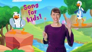 Funny song for pre-school kids  GIDDY THE GOOSE  Get up & dance!  Animal JamZ