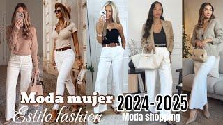 MODA MUJER 2024 | 2025 COMBINACIONES para VESTIR El COLOR BLANCO SHEGLAM