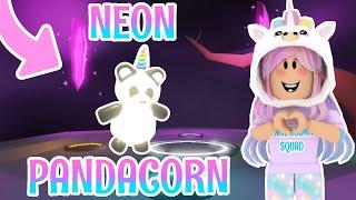 Making a Neon PANDACORN in Adopt Me! 