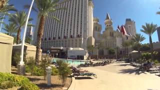 The Excalibur Las Vegas - Casino, Room, and Pool Area Shown