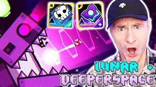 2 NEW GEOMETRY DASH GAMES - Lunar + DeeperSpace