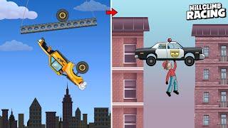 Hill Climb Racing - TOP 10 CRAZY VEHICLE TRICKS GamePlay