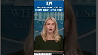 #Shorts | 'President Trump To Decide..': Karoline Leavitt On Israel-Iran Conflict | US | Khamenei