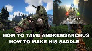 How to Tame Andrewsarchus Fjordur Ark How to Make Andrewsarchus Saddle