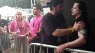 Glenn Danzig goes after photographer @ Bonnaroo 2012