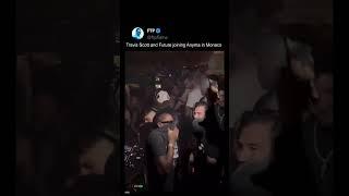 Future and Travis Scott seen together in Monaco 
