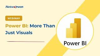 Webinar Power BI: More Than Just Visuals