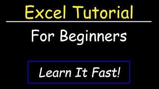 Excel Tutorial For Beginners - Basic Introduction