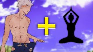 Naruto Characters Doing Yoga