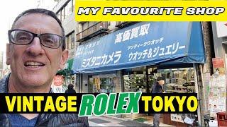 Favourite Shop for Vintage ROLEX watches in Tokyo