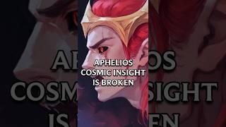 APHELIOS COSMIC INSIGHT IS BROKEN #leagueoflegends #aphelios #riotgames