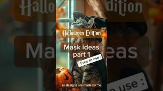 Mask ideas part 1 Halloween Edition #maskideas #halloween #fyp #antizoo #therian #therianmask #art