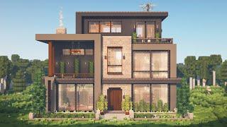 How to Build the Ultimate Modern House + Interior in Minecraft • Tutorial