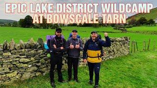 EPIC LAKE DISTRICT WILDCAMP AT BOWSCALE TARN / Wild camping UK