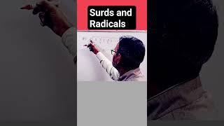 surds and radicals#shortvedio #unique concept#simple trick#math by dharam sir