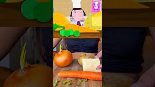 Recreating Ben & Holly's Magical Modern Soup - Tiny Kingdom, Big Flavors! 🫕 #shorts #soup #hilda
