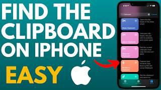 How to Find Clipboard on iPhone