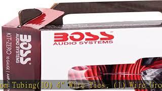 BOSS Audio Systems KIT20 0 Gauge Amplifier Installation Wiring Kit - A Car Amplifier Wiring Kit Hel