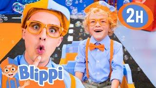 Bus Ride To The Ball Pit! | Blippi's Ultimate Playdates | Educational Videos for Kids