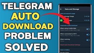 Telegram me auto download kaise band kare| how to stop auto download in telegram|auto download off