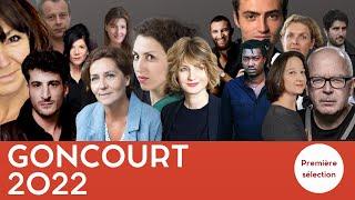 La sélection du Goncourt 2022