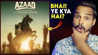 Azaad Teaser Review : LOOKS FAADU.... || Azaad Movie 2024 || Azaad MovieTeaser Reaction