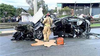 Tres fallecidos en accidente de tránsito en la autopista Cuenca - Azogues