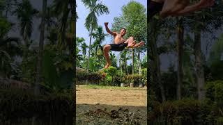 ectomorph physic guy Tornado kick #kicks #fun #ectomorph #motivation #shorts