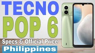 TECNO POP 6 Specs & Official Price | Philippines