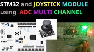 Joystick module with STM32 || ADC || Multi Channel || HAL