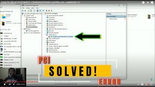 HOW TO SOLVE || PCI SIMPLE COMMUNICATIONS CONTROLLER || WINDOWS 10 & 11