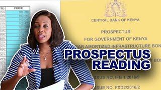 How to read a Treasury Bond Prospectus.