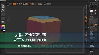 ZBrush ZModeler Edge Actions - Edge Bevel