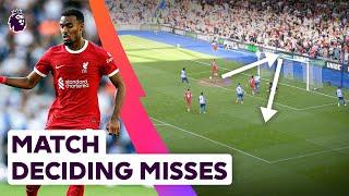 Match-Deciding Misses in the Premier League